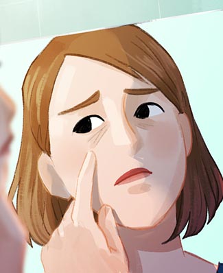 Charlotte se maquille