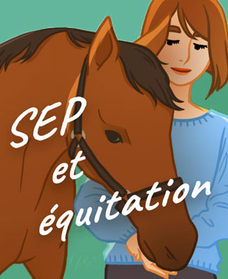 Hippothérapie avec une sclérose en plaques ou l’équitation adaptée au handicap.